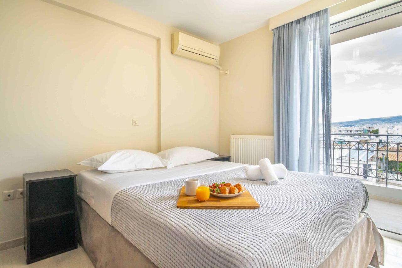 Lis153 By Smart Cozy Suites - Top Floors With Amazing City View - Available 24Hr Athens Luaran gambar