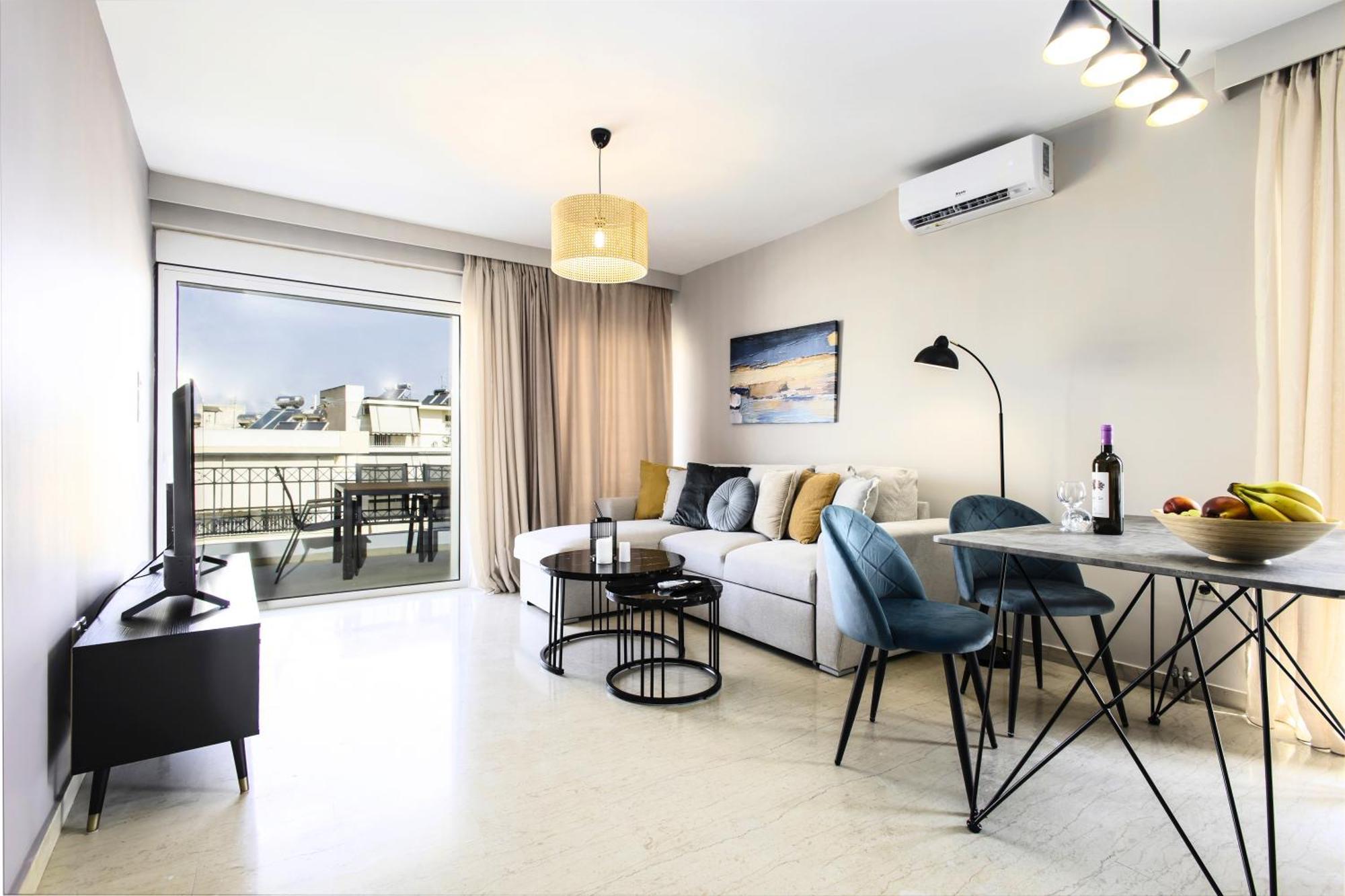 Lis153 By Smart Cozy Suites - Top Floors With Amazing City View - Available 24Hr Athens Luaran gambar