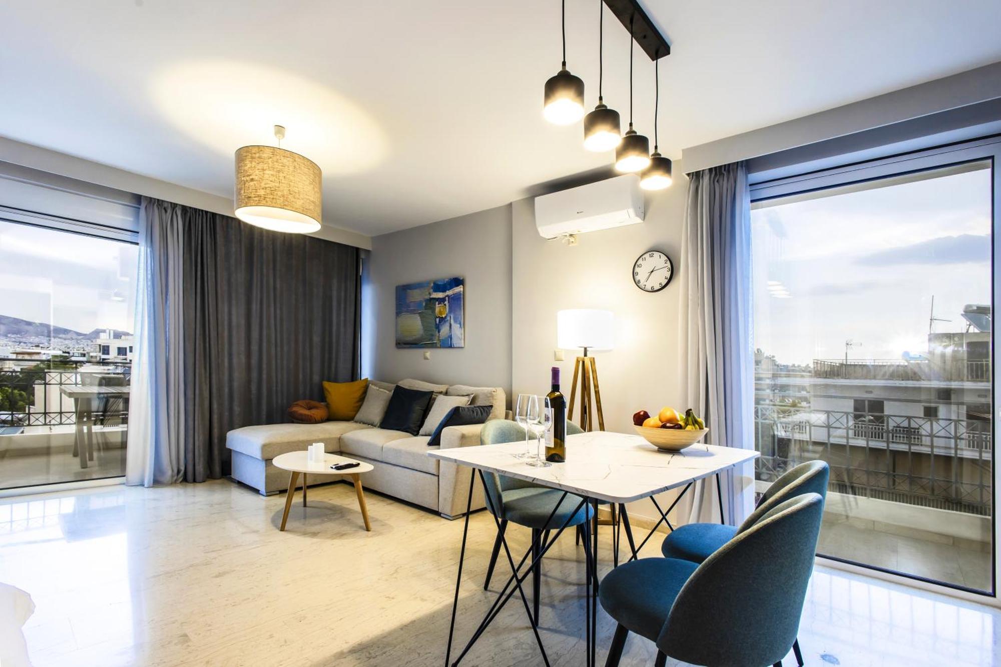Lis153 By Smart Cozy Suites - Top Floors With Amazing City View - Available 24Hr Athens Luaran gambar